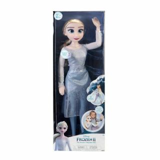 Disney Frozen 2 Elsa Ice Powers 32 " Playdate My Size Doll Lights & Sound Nib