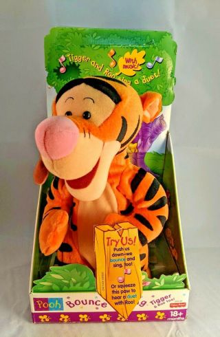 Fisher Price Winnie The Pooh Sing N Giggle Tigger Disney Toy 1999