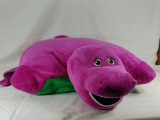 Barney The Purple Dinosaur Plush Pillow Pet (cr)