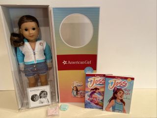 Nib American Girl Joss Kendrick Doll Goty 2020 - 2 Books Bundle