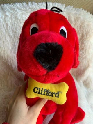 Clifford The Big Red Dog Plush,  Stuffed Animal Yellow Bone,  Kohl 