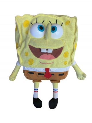 Vtg Spongebob Squarepants 2000 Mattel Nickelodeon 12 " Talking Stuffed Toy