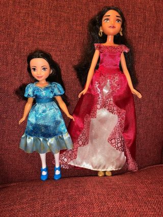 Disney Elena Of Avalor & Princess Isabel 2 Doll Set And Accessories Nib