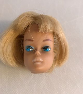 American Girl Barbie,  Head Only,  Blonde,  White Lips