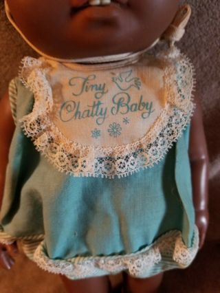 African American/Black Chatty Baby 1960/1961 Vintage w Clothes,  Shoes 3