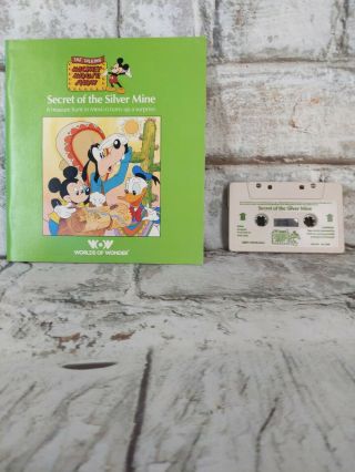 Wow Talking Mickey Mouse The Secret Of The Silver Mine Book & Cassette