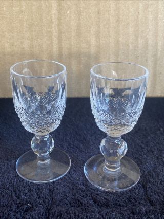 Waterford Crystal Colleen Set Of 2 Cordial Glass 3 1/4 "