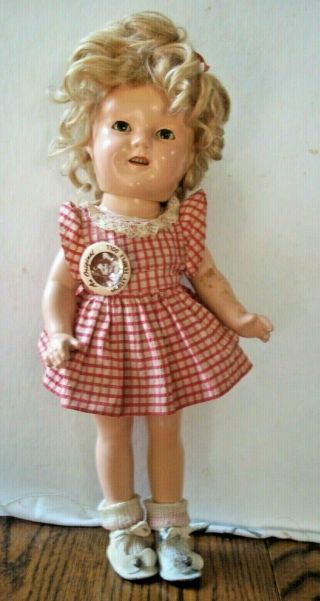 Vintage Ideal Shirley Temple 13 " Composition Doll
