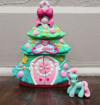 My Little Pony Ponyville A Very Minty Christmas Tree Playset With Minty Figure