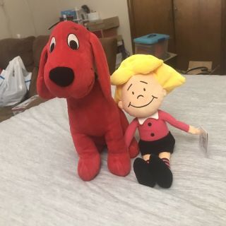 Plush Clifford The Big Red Dog & Emily Elizabeth Doll Kohls Cares