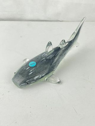 Dynasty Gallery Glass Whale Shark Glows In The Dark 25448 8 Inches
