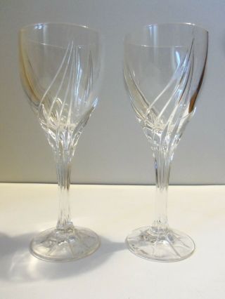 Set Of Two Lenox Crystal Wine Glasses - Stemware