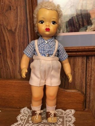 Vintage 1950’s 16 " Jerri Lee - Terri Lee Doll Patent Pending Wool Shorts So Cute