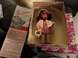Vintage Vogue Ginny Doll Beach,  Box And Paperwork.
