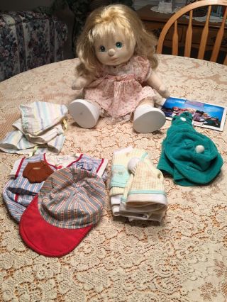 Vintage 1985 My Child Doll With Blonde Hair And Clothes