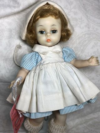 8” Vintage Antique Madame Alexander Nurse Hospital Blonde Bent Knee Walker A
