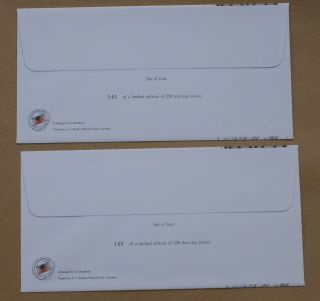 SPECIAL BY DESIGN SET OF 4 BRADBURY BOOKLET PANE FDC ' S BUCKINGHAM PALACE RD H/S 2