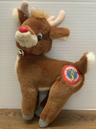Vintage Rudolph The Red Nosed Reindeer Plush Christmas 12 " By Applause Toy