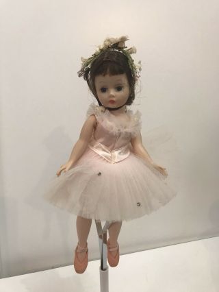 Vintage Madame Alexander Cissette Doll Tagged Dress Ballet Outfit Brunette