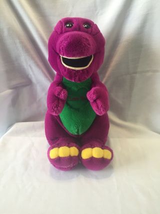 Barney Dinosaur Talking Singing Plush Large Lyons - Vintage