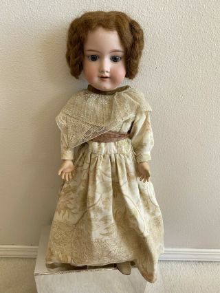 Antique Armand Marseille 390 A 6 1/2 M German Bisque Doll Teeth Jointed Body 21 "