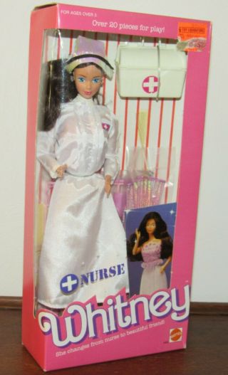 Vintage 1987 Nurse Whitney Nrfb Barbie Friend Steffie Face 4405