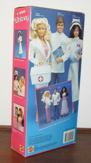 Vintage 1987 Nurse Whitney NRFB Barbie Friend Steffie Face 4405 3