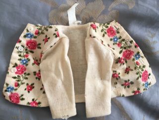 Madam Alexander Vintage Cissy Doll’s Sweater Floral 50’s Tagged Delicate Clothes 3