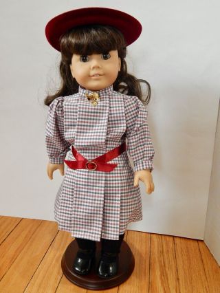 American Girl Pleasant Company Samantha Doll In Meet Outfit West Germany