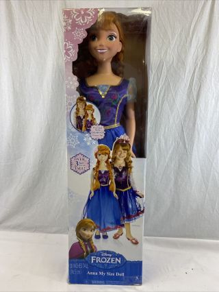 Disney Frozen Anna My Size Doll 38in.  Le Edition 2014 Light Up Hair Clip Rare