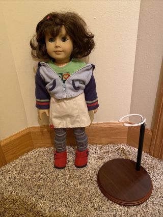Lindsey American Girl Doll Pleasant Company W/stand