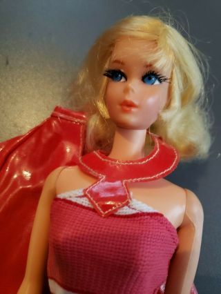 Vintage Mod Blonde Talking Barbie In 1691 Fashion Shiner Complete Outfit 1967