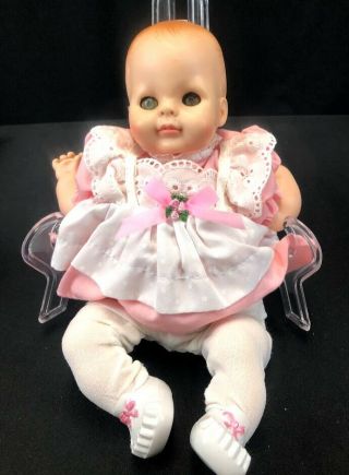 Vintage Rare Molded Hair Vogue 1964 Baby Dear Doll By Eloise Wilkins 1960 12 "