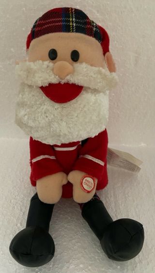 2004 Gemmy Rudolph The Red - Nosed Reindeer Plush Singing Santa