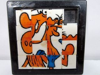 Vintage Bullwinkle J.  Moose Jay Ward Character Slide Puzzle