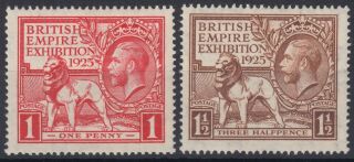 Sg 432 - 3 1925 Wembley Set In Very Fine And Fresh Lightly Mounted.