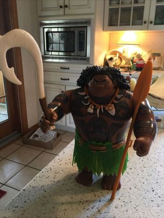 P4 Moana Maui Action Man Figure Doll Toy | Hasbro 2015 | 10 " Tall Non Sound