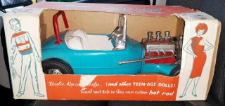 Vintage KEN ' S HOT ROD Car 1964 Mattel By IRWIN BARBIE KEN Doll 3