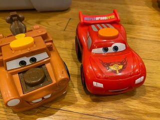 Fisher Price Tow Mater And Mcqueen Disney Pixar Cars 2010 Toy Flashlight