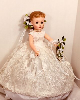 Vintage Honey Blond VT - 18 Ideal Revlon High Heel Fashion Bride Doll OOAK 2