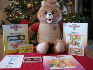 1985 Worlds Of Wonder Teddy Ruxpin 3 Books 3 Tapes