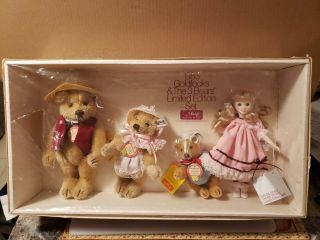 1984 Goldilocks & The Three Bears Limited Edition Set - 16 " Doll - Steiff Bears