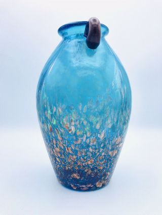 DALE TIFFANY Studio Art Glass MILANO FAVRILE AVENTURINE Amphora Vase 8 