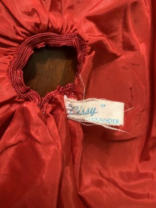 Vintage Madam Alexander Tagged Cissy Red Petticoat Slip