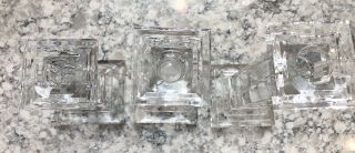 Set Of Two 24 Full Lead Glass Crystal Royal Limited Taper Candle Holders 3