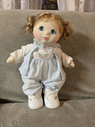 Vintage 1985 Mattel My Child Doll Blonde Blue Eyes