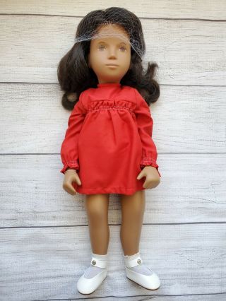 Vintage Sasha Doll 104 Sasha Brunette Red Dress Trendon Limited