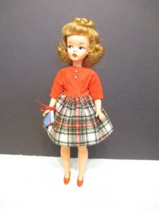 Ideal Vintage Posing Tammy Family Doll School Days Tagged Dress Shoes