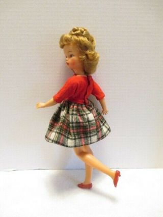Ideal Vintage Posing Tammy Family Doll School Days Tagged Dress Shoes 2