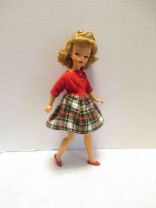 Ideal Vintage Posing Tammy Family Doll School Days Tagged Dress Shoes 3